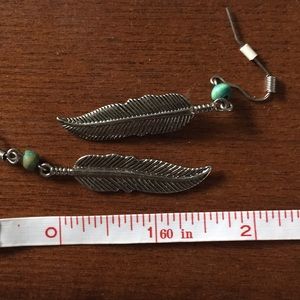 Feather earrings
